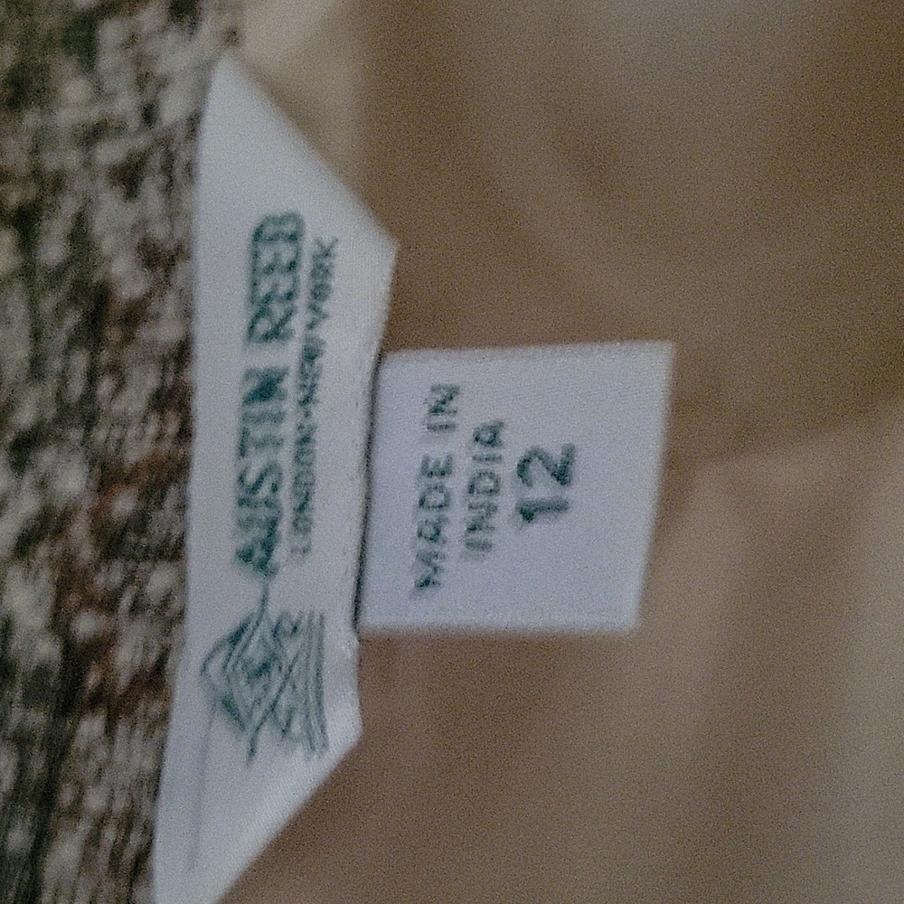 Austin Reed Abstract Print Jacket Open Front Blaz… - image 5